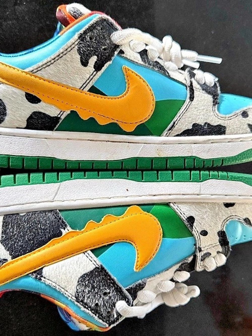 Nike SB Dunk Low Ben & Jerry's Chunky Dunky Sneakers Blue & Green